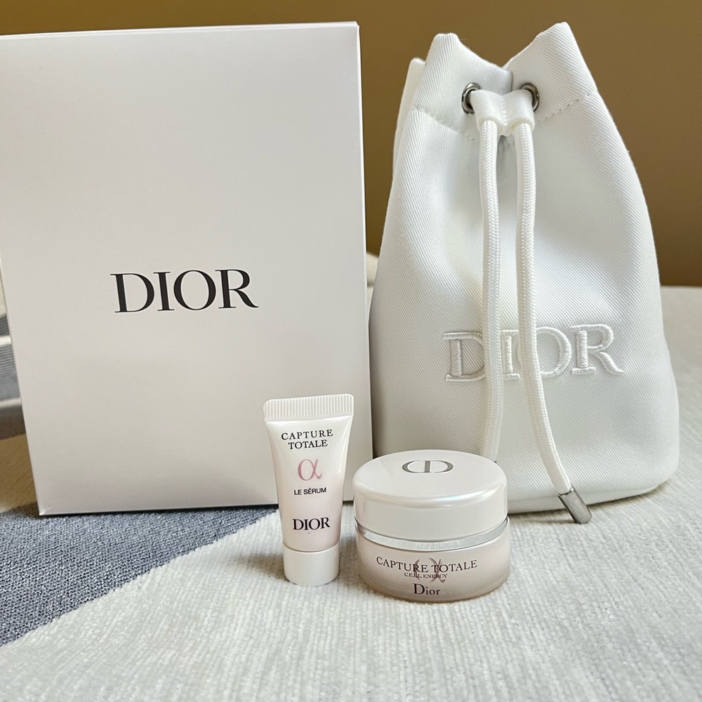 Dior Capture Totale Skincare Bundle & Bucket Pouch set